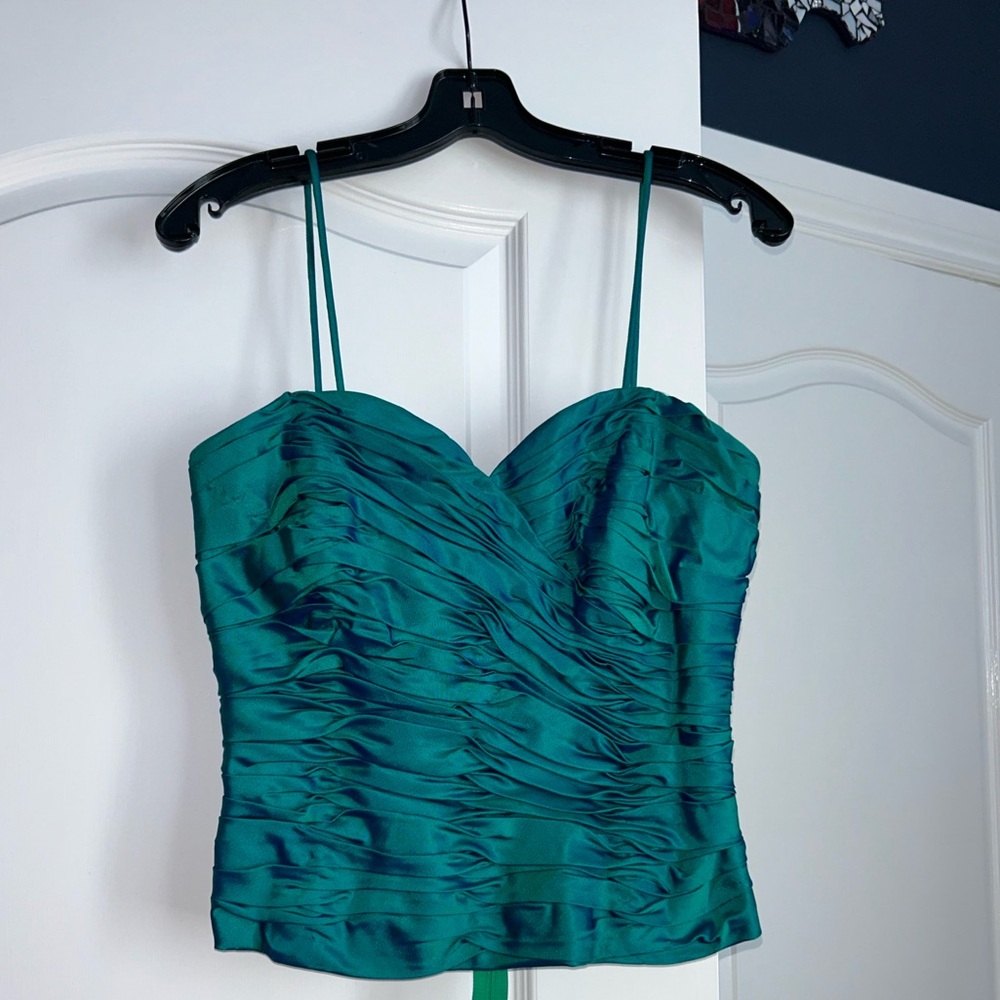 Thai Silk Aquamarine Tank Top